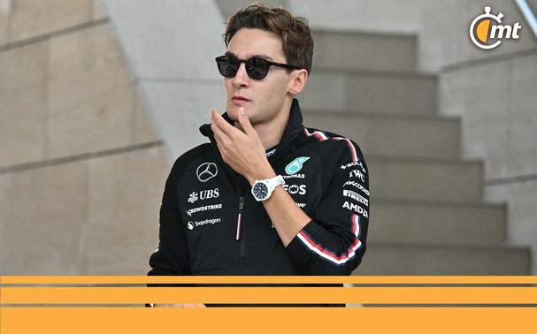 George Russell se quedó con la pole en Qatar. (Foto: AFP)