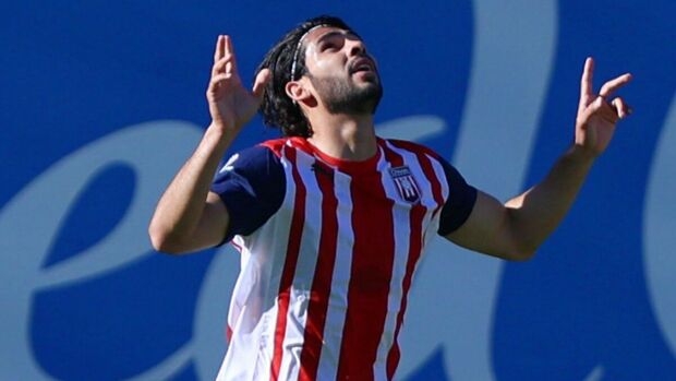 Moragrega festejando un gol con Tapatío. (Foto: Imago7)