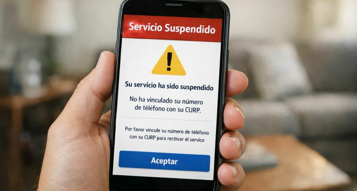 Los usuarios deben registrar su número con CURP para evitar la suspensión del servicio. Foto: Sora IA