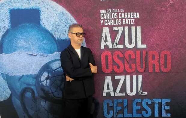 Carlos Bátiz compartió impresiones del trabajo realizado para el documental de Cruz Azul (Fotografía: Kevin Hernández)