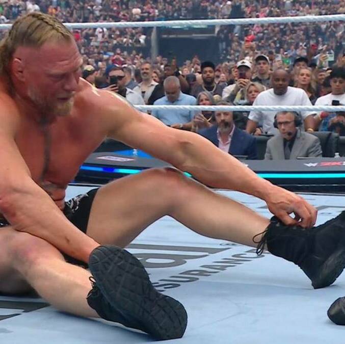 Brock Lesnar se retira de la WWE tras WrestleMania (Captura WWE)