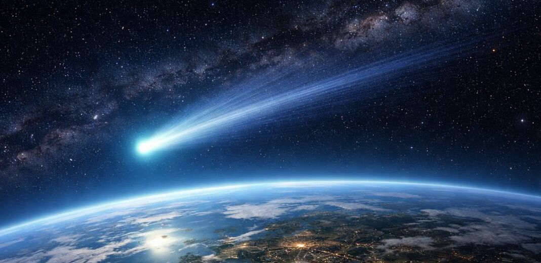 Cometa C/2025 R3 en México: cuándo se verá, horario y cómo observarlo | Foto: IA SORA