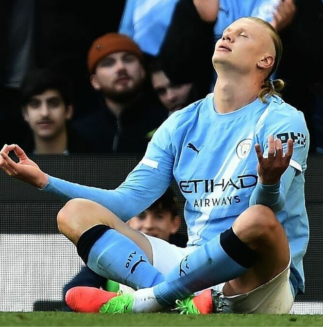 Erling Haaland marcó el gol de la victoria (EFE)