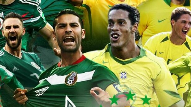 Estrellas para el México vs Brasil de Leyendas (Cortesía)
