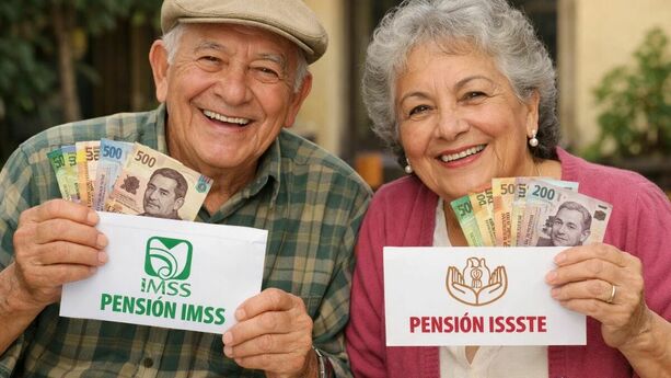 Estas son las fechas de pago para la pensión IMSS e ISSSTE de abril 2026. (Sora IA).