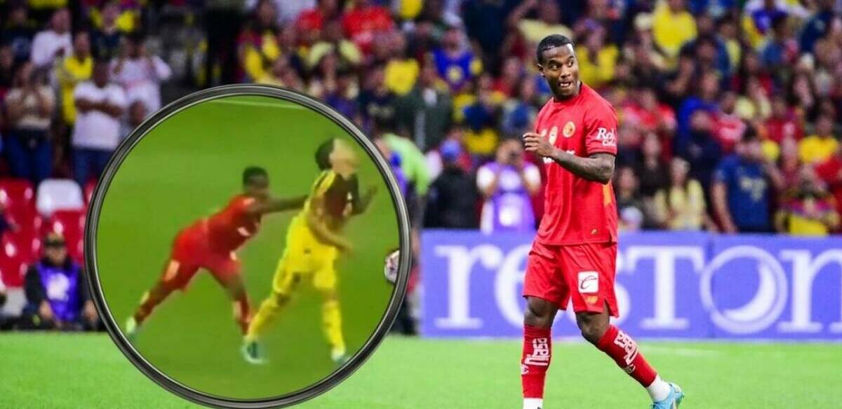 Helinho fue expulsado en el América vs. Toluca (Imago7)