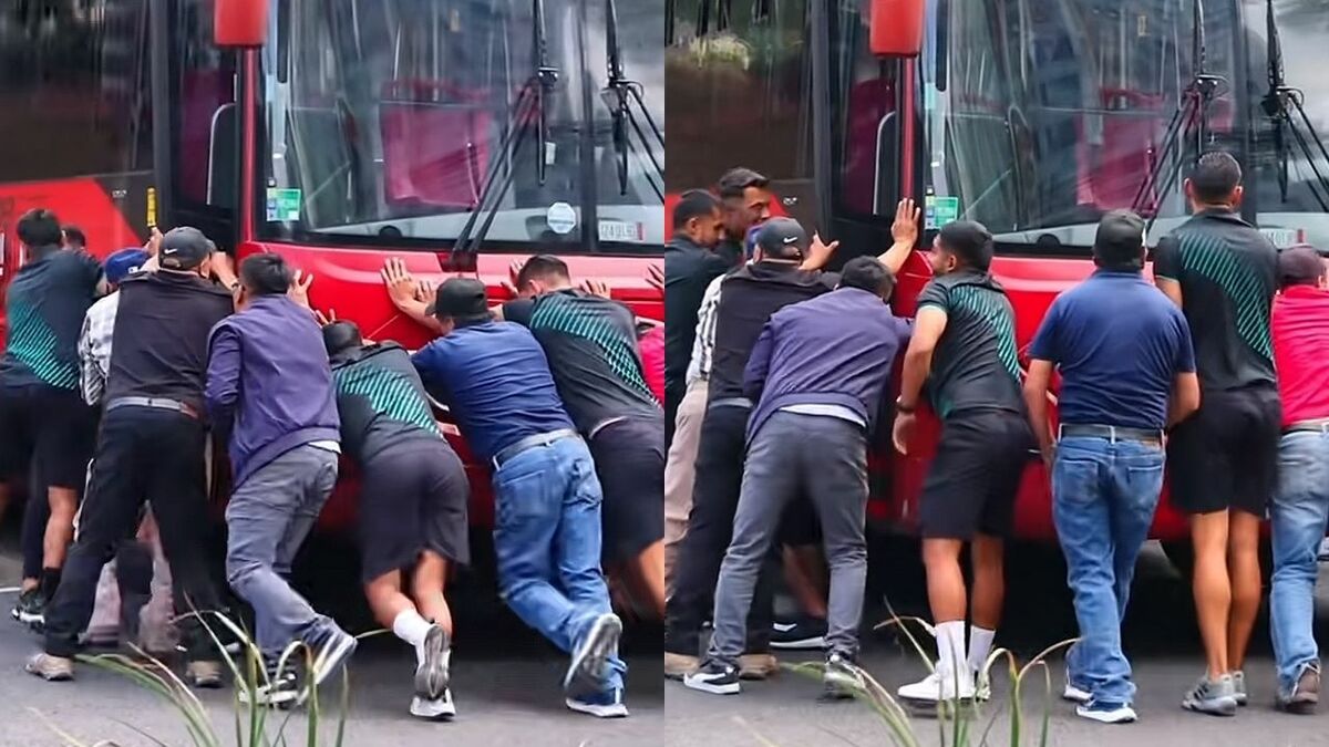 Jugadores dejaron una insólita escena en la CDMX (Fotografía: Capturas de pantalla)