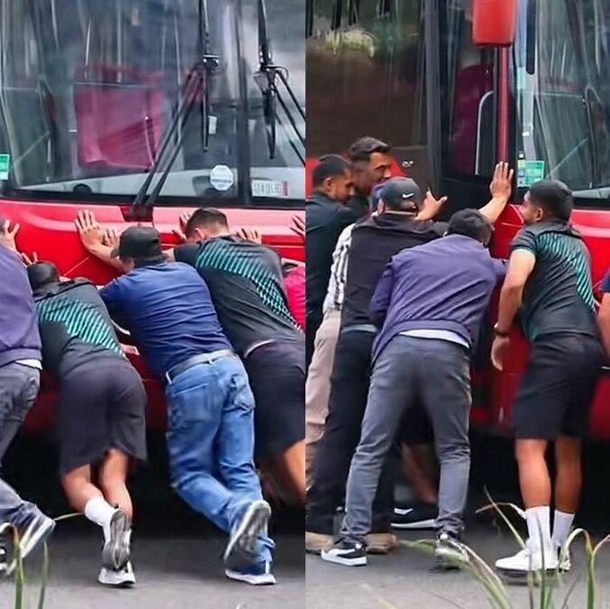 Jugadores dejaron una insólita escena en la CDMX (Fotografía: Capturas de pantalla)