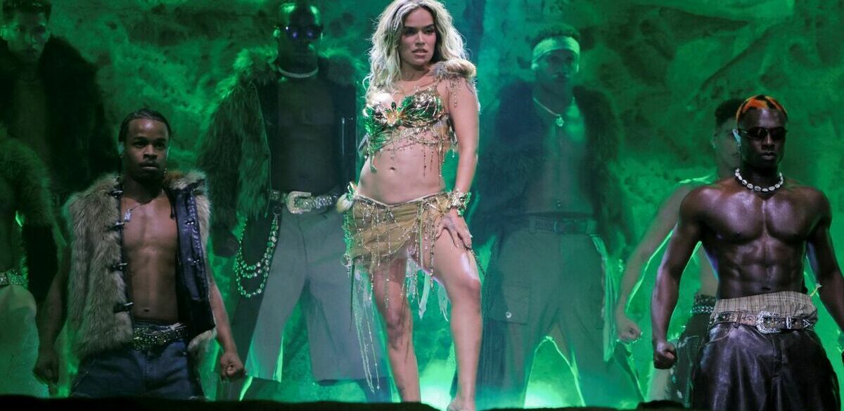 Karol G la semana pasada en Coachella (Reuters)