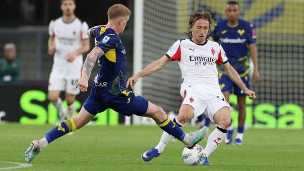 Luka Modric ante el Hellas Verona (Reuters)