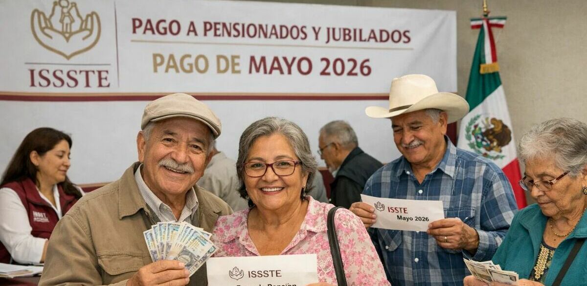 Pensionados del ISSSTE recibirán antes su dinero en mayo 2026; esta es la fecha que debes apuntar. (FOTO: Sora IA).