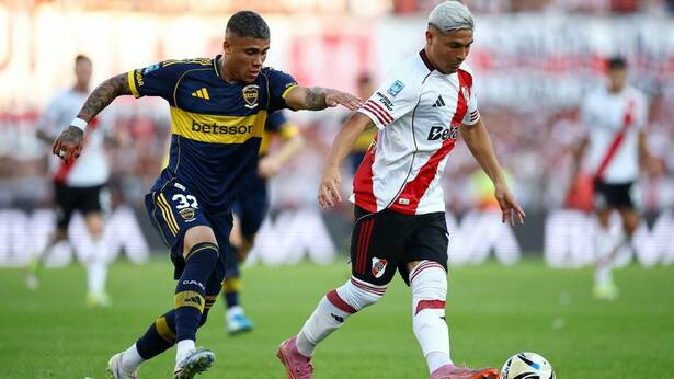 River vs Boca se jugó en el Estadio Monumental (Reuters)