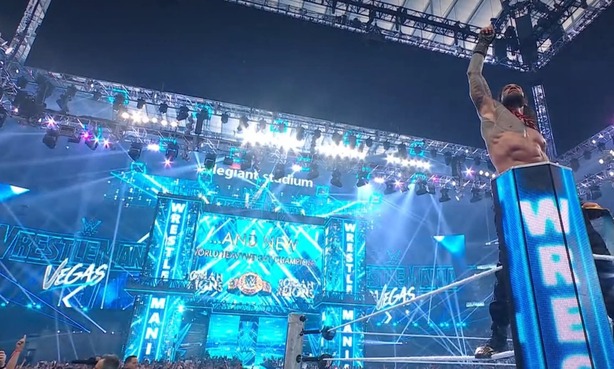 Roman Reigns se llevó el título mundial en WrestleMania (Captura WWE)