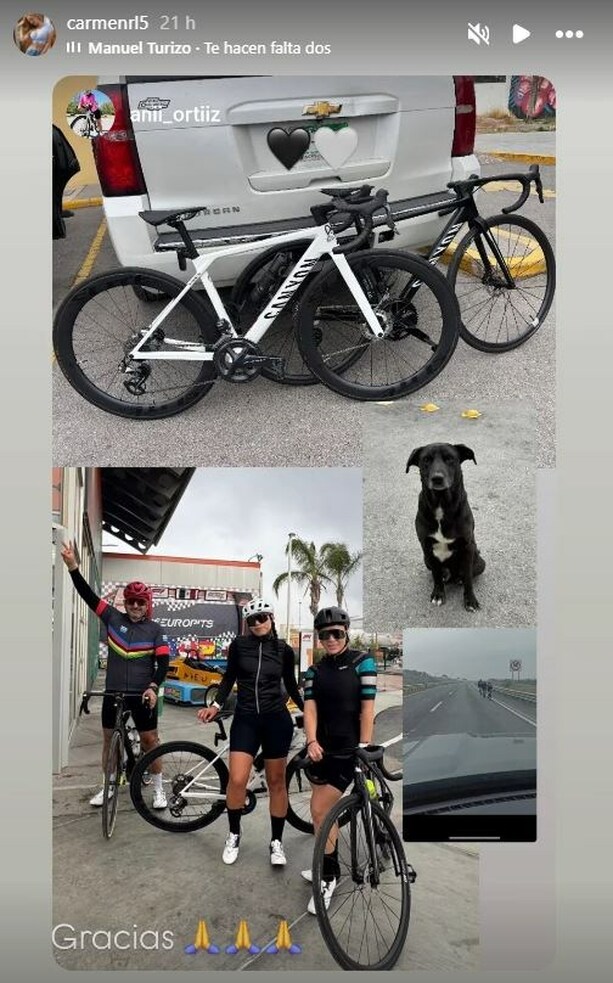 Historia que compartió la aún esposa de 'El Patrón' (Instagram @carmenrl5)