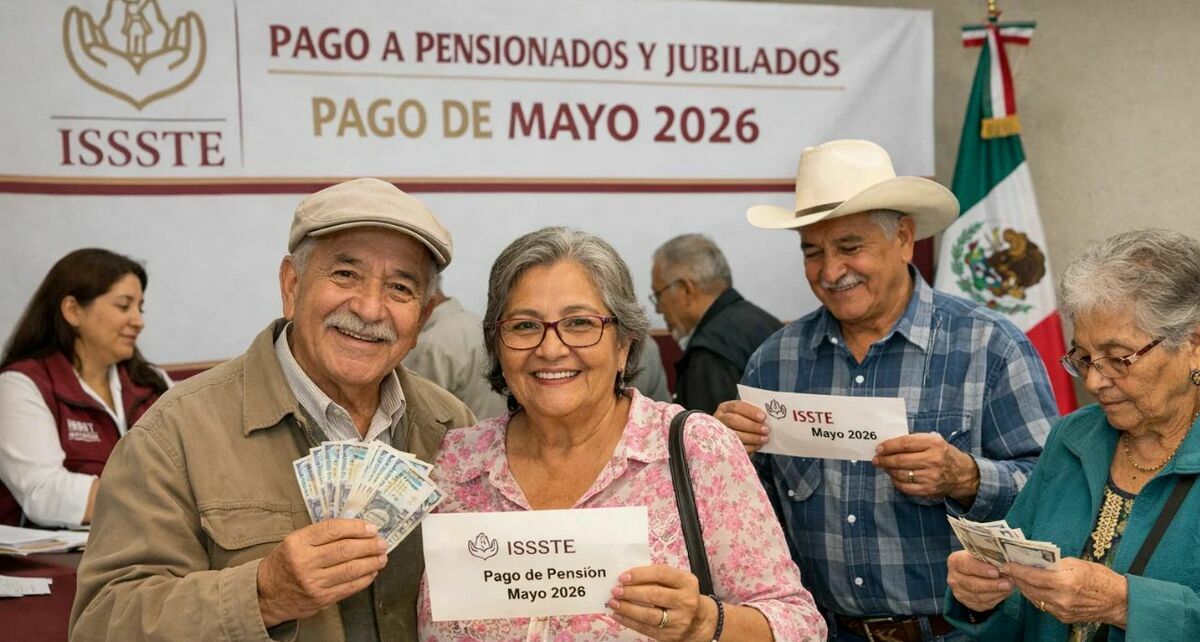 Pensionados del ISSSTE recibirán antes su dinero en mayo 2026; esta es la fecha que debes apuntar. (FOTO: Sora IA).