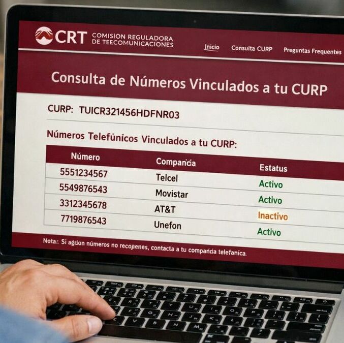 Así puedes verificar su tu CURP está vinculada a otros números celulares. Foto: Sora IA