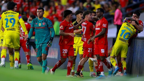 El Estadio Banorte fue escenario de la pelea entre América y Toluca (Mexsport)