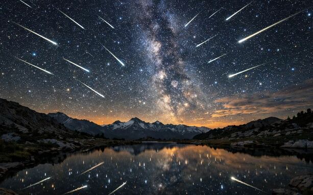 Lluvia de meteoros Líridas 2026 en México: fecha, hora y pico máximo| Foto: IA SORA