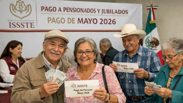 Pensionados del ISSSTE recibirán antes su dinero en mayo 2026; esta es la fecha que debes apuntar. (FOTO: Sora IA).