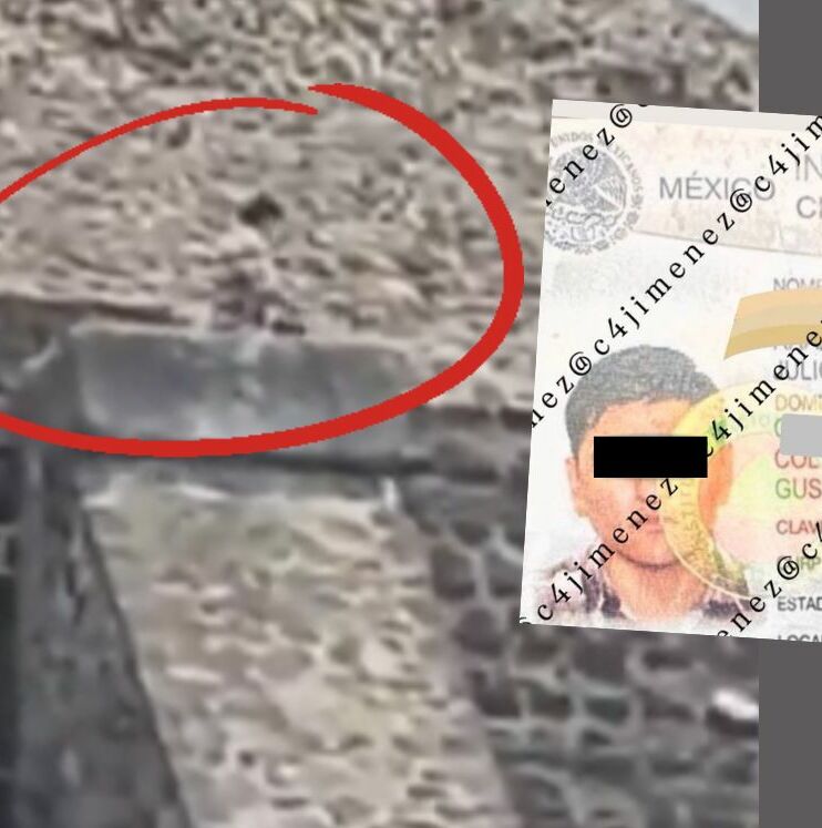 Revelan identidad de hombre que atacó a turistas en Teotihuacán | Foto: C4 Jiménez