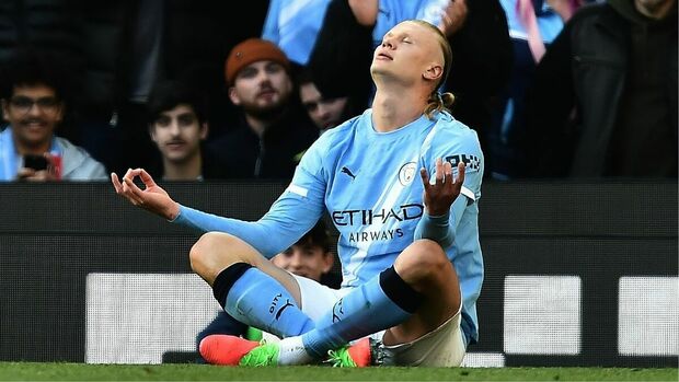 Erling Haaland marcó el gol de la victoria (EFE)