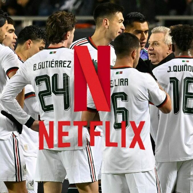 Los partidos de la Selección en Copa Oro y Nations League irán por Netflix. (Foto: Mexsport/ logo Netflix)