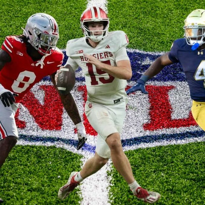 Arvell Reese, Fernando Mendoza y Jeremiyah Love (Instagram: arvxll y Reuters)