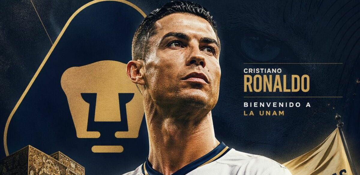 Cristiano Ronaldo y su 'fichaje' imaginario con Pumas (Chat GPT)