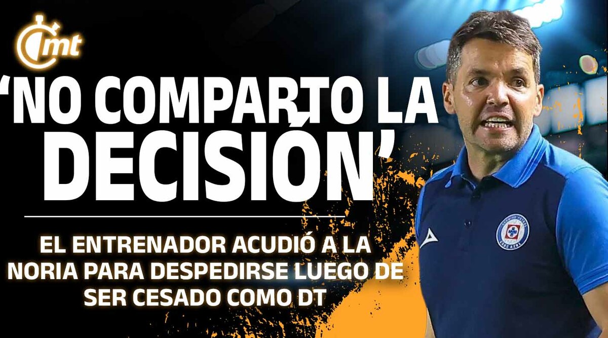 Nicolás Larcamón rompe el silencio tras dejar de ser DT de Cruz Azul