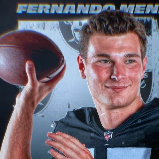 Fernando Mendoza mostró su felicidad por ser elegido por los Raiders (Fotografía: X NFL)