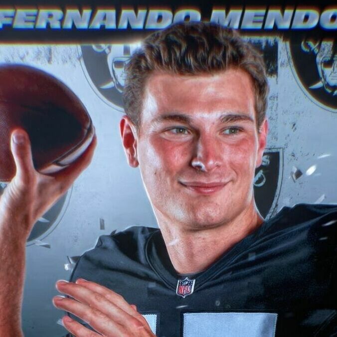 Fernando Mendoza mostró su felicidad por ser elegido por los Raiders (Fotografía: X NFL)