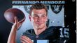 Fernando Mendoza mostró su felicidad por ser elegido por los Raiders (Fotografía: X NFL)