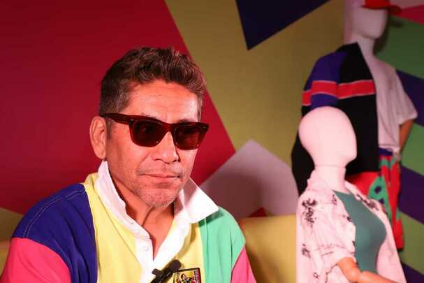 Jorge Campos, leyenda del futbol e inspiración de la moda (FOTO: Javier Ríos)
