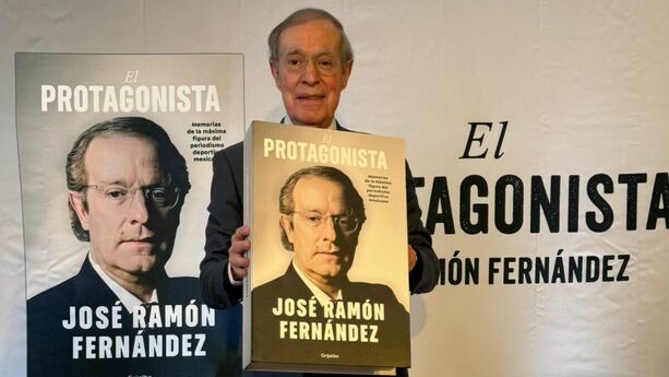 José Ramón Fernández presentó su libro 'El Protagonista" (Fotografía: Jorge Flores)