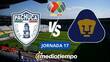 Pachuca vs Pumas Jornada 17 Liga MX Clausura 2026