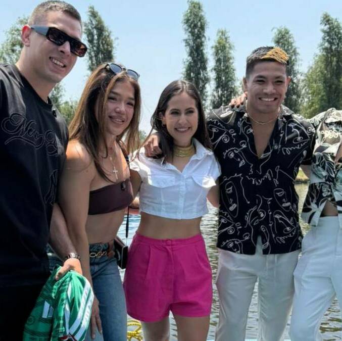 Peleadores de UFC fueron invitados a Xochimilco (Jorge Flores)