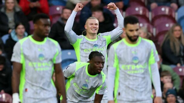 Erling Haaland dio el liderato al Manchester City (Reuters)