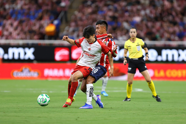 Gil Mora en el encuentro de Xolos ante el Guadalajara (Fotografía: Imago 7)