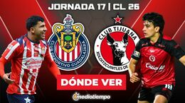 Rivalidad Chivas vs Tijuana Jornada 17 Clausura 2026