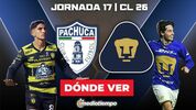 Rivalidad Pachuca vs UNAM Jornada 17 Clausura 2026