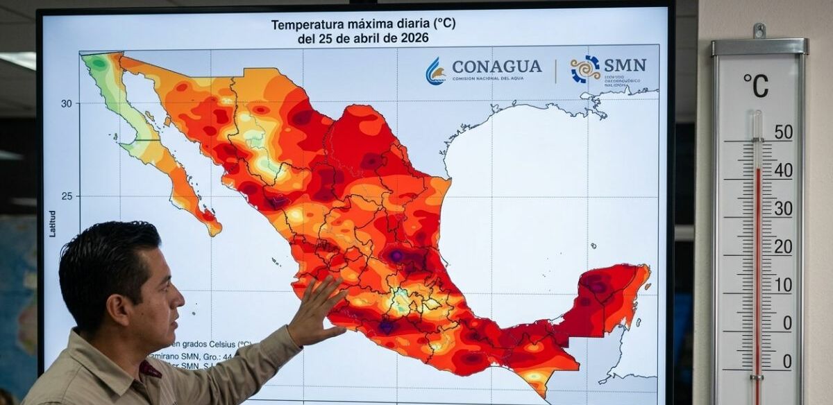 Alertan de Onda de Calor en 17 estados con temperaturas de 40 °C | Foto: Gemini AI