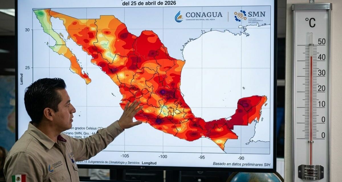 Alertan de Onda de Calor en 17 estados con temperaturas de 40 °C | Foto: Gemini AI