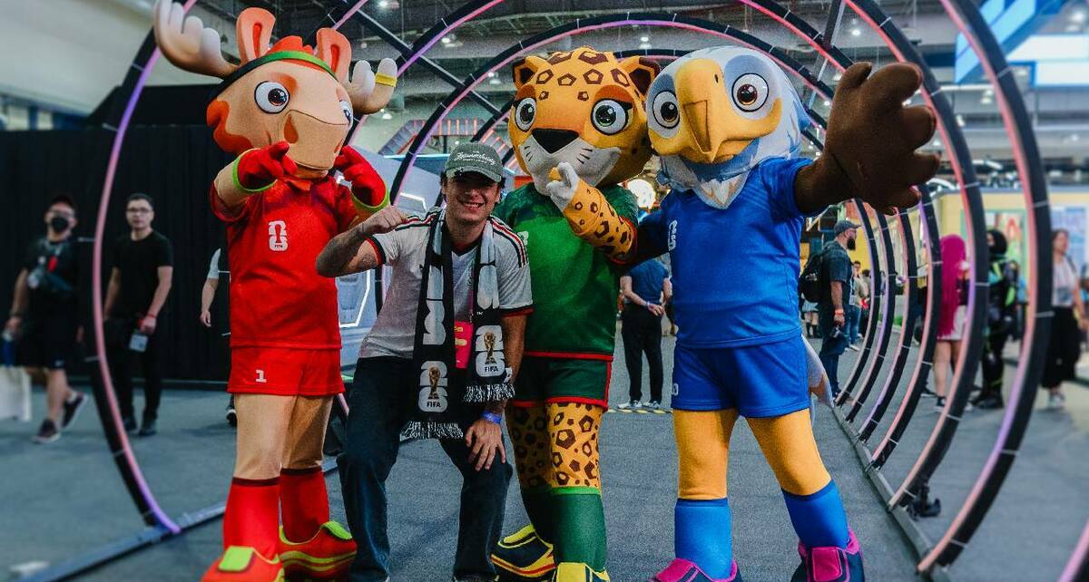 Mascotas del Mundial 2026 presentes en CCXPMX26 / Cortesía FIFA