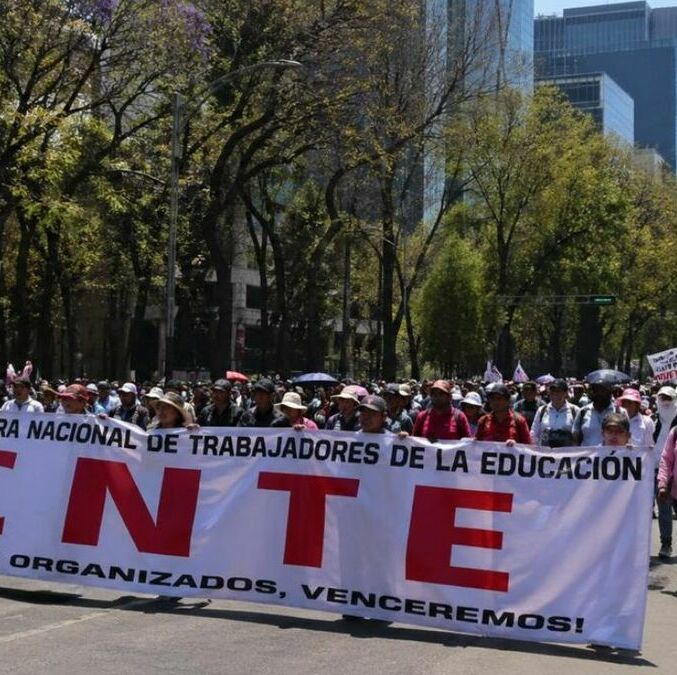 ¿Cuándo es la megamarcha de la CNTE y qué calles afectará? Foto: IA