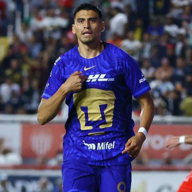 Memote Martínez hizo el gol del triunfo para los Pumas ante Necaxa (Imago7)