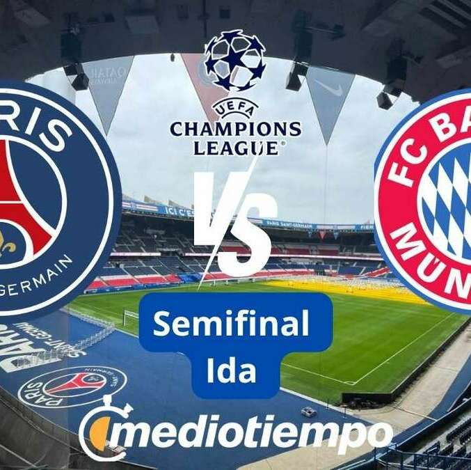 PSG vs Bayern Múnich Semifinal Ida UEFA Champions League (FOTO: Especial)
