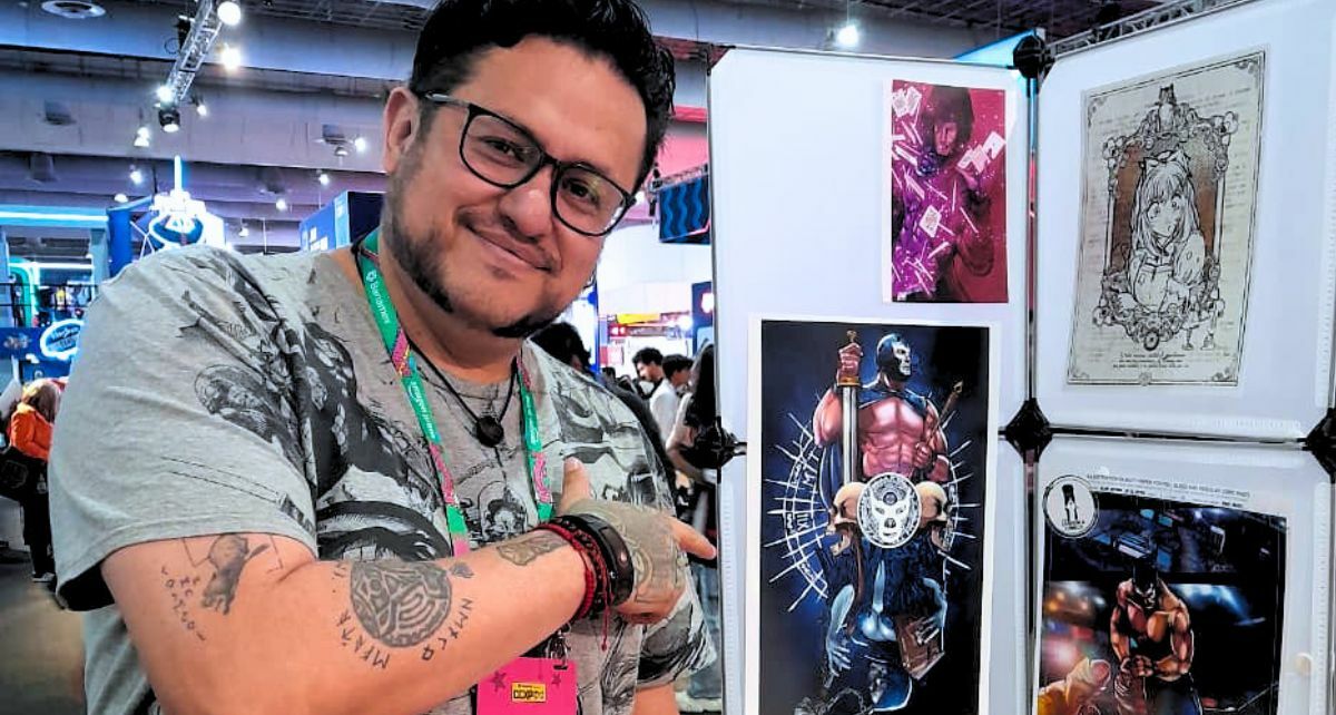 Blue Demon Comics y el deporte: los planes que Rulo Valdés adelantó en CCXPMX26 | Foto: Fátima Vázquez