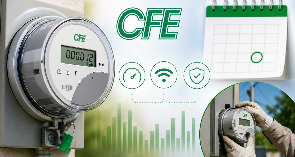 CFE implementará los nuevos medidores de Luz (FOTO: IA)