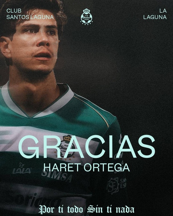 Haret Ortega quedó fuera de Santos.