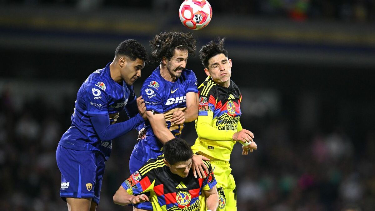 Pumas y América se enfrentaron en la Jornada 12 del Clausura 2026. (Foto: Mexsport)